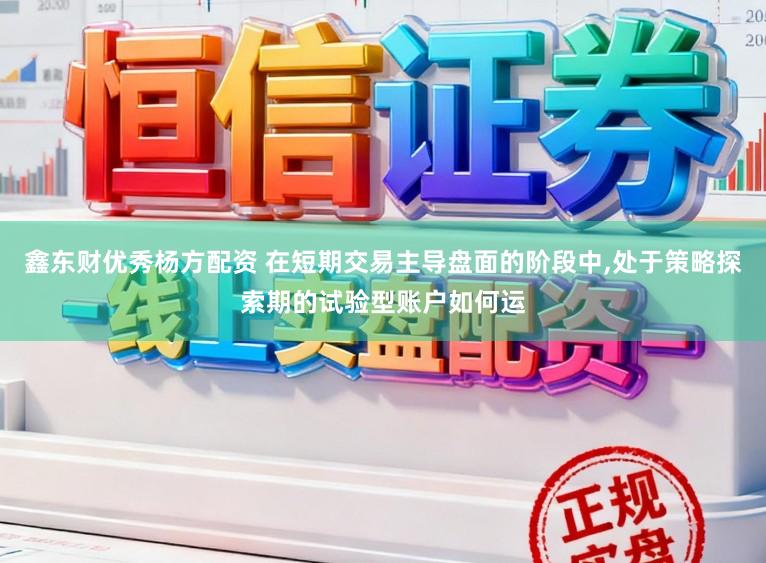 鑫东财优秀杨方配资 在短期交易主导盘面的阶段中，处于策略探索期的试验型账户如何运